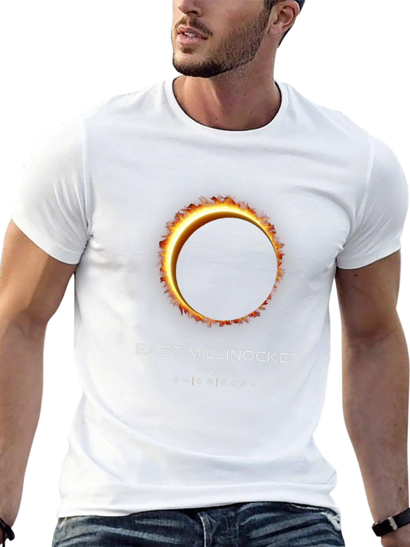 East Millinocket Maine Eclipse T-Shirt