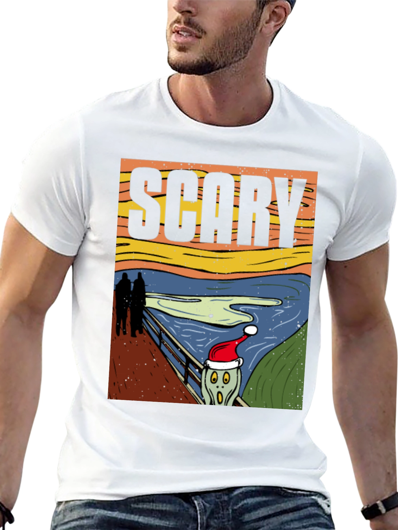 Scary Christmas Scream T-Shirt