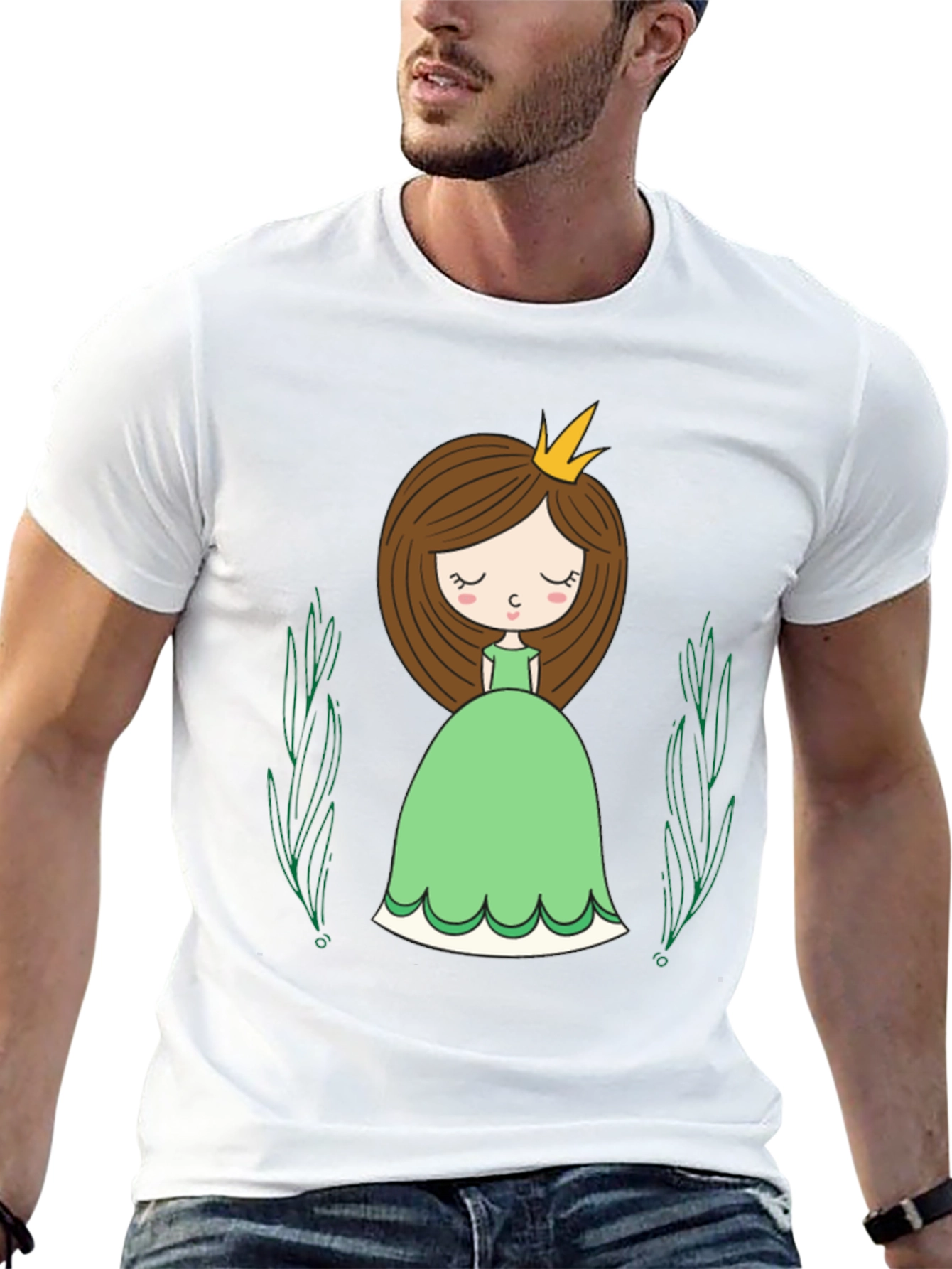 Princess Graphic Tee - Cute Cartoon Style