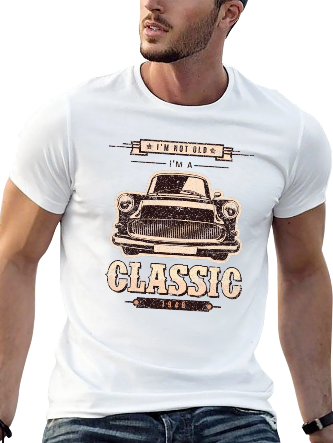 Classic 1948 Car Graphic T-Shirt