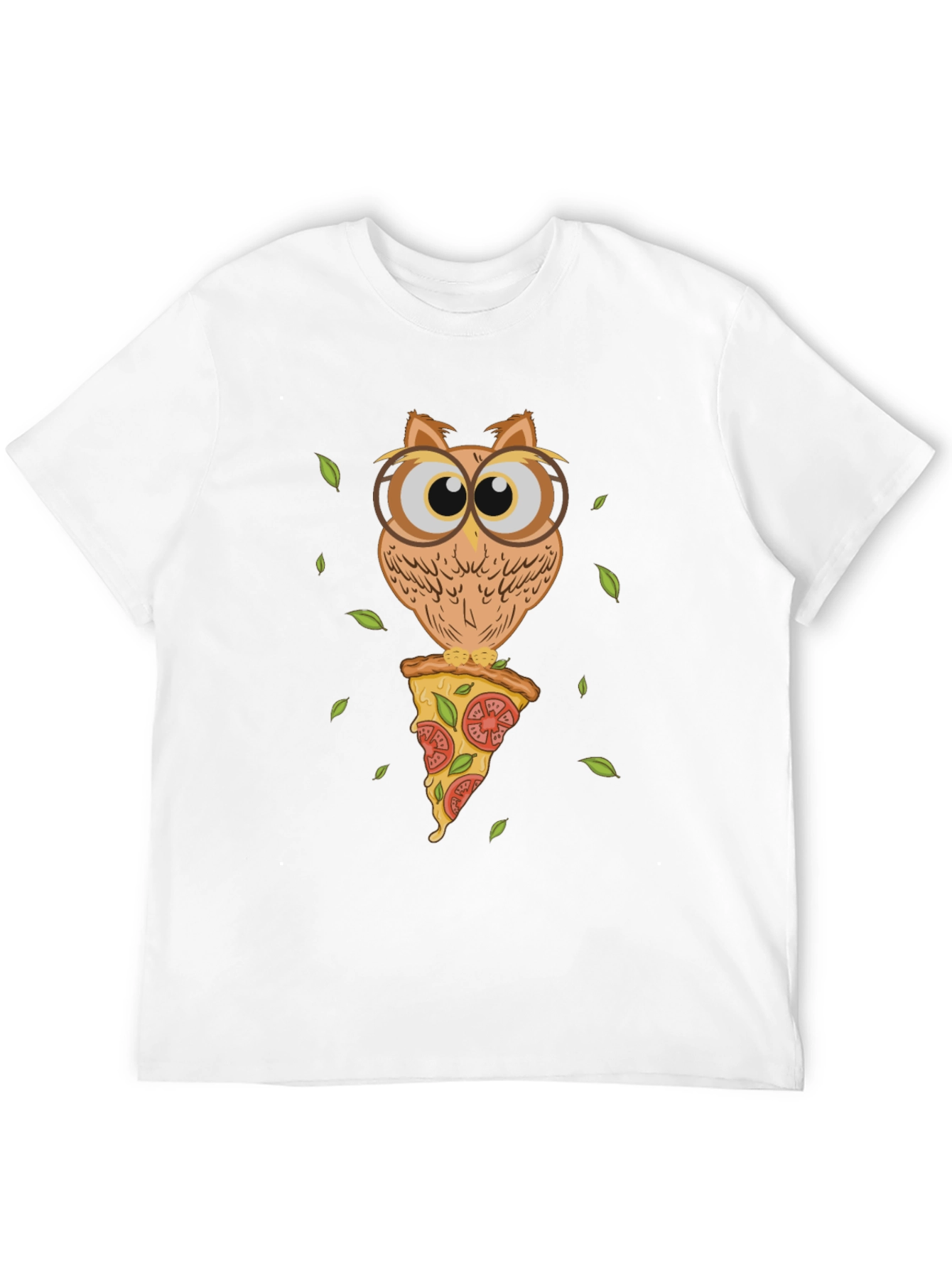 Owl Pizza Slice T-Shirt - Unique Graphic Tee