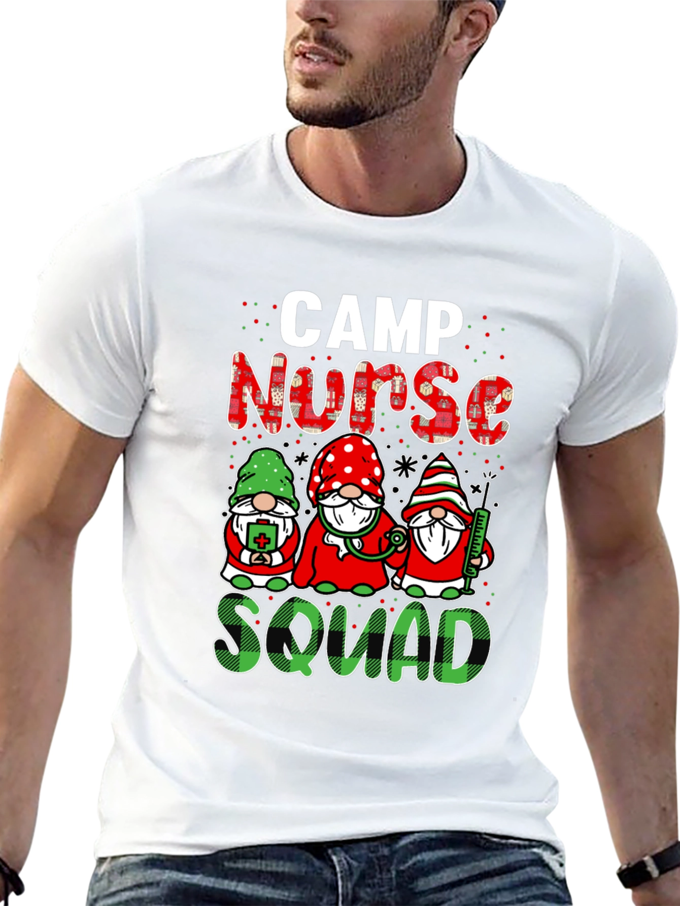 Camp Nurse Squad Graphic T-Shirt