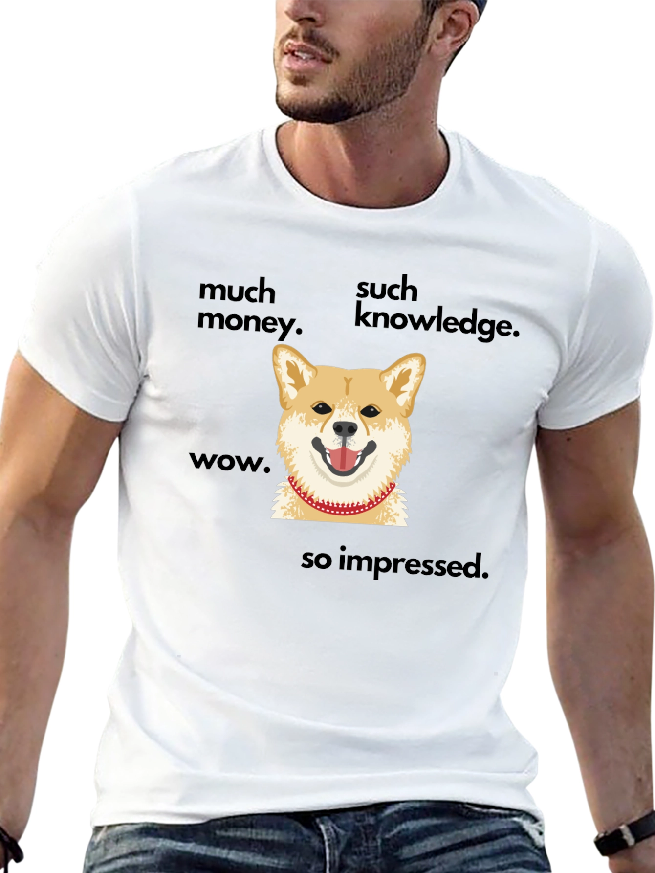 Doge Meme T-Shirt - Much Money Such Knowledge Wow!