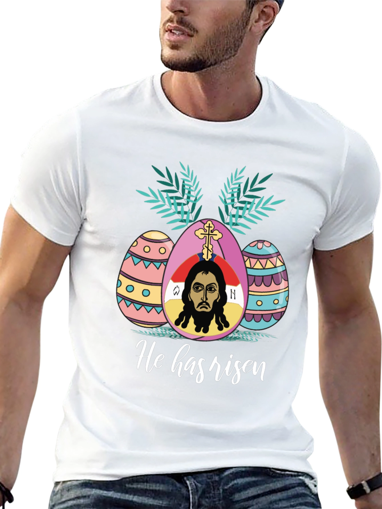 He Has Risen Easter T-Shirt