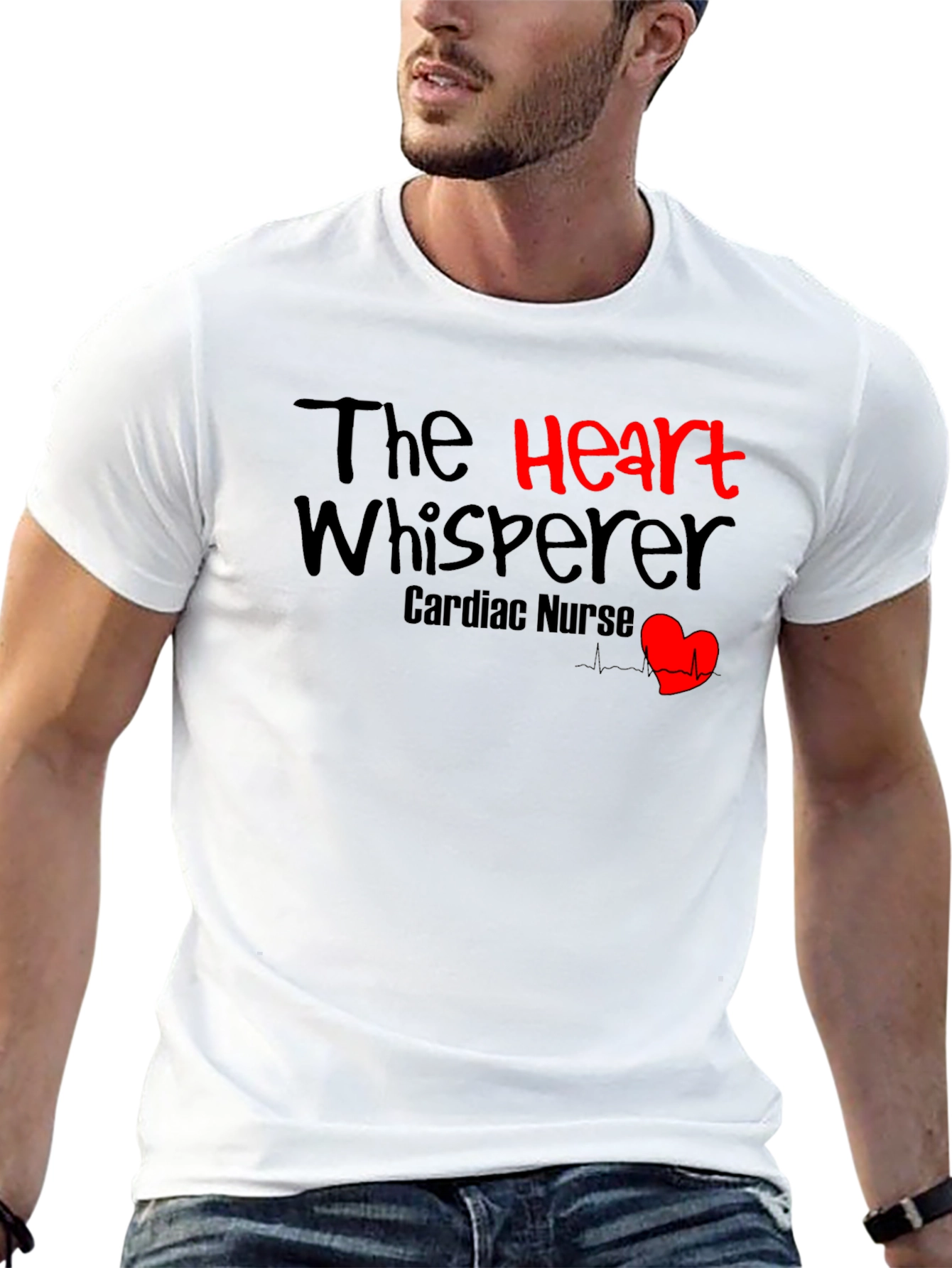 The Heart Whisperer Cardiac Nurse T-Shirt