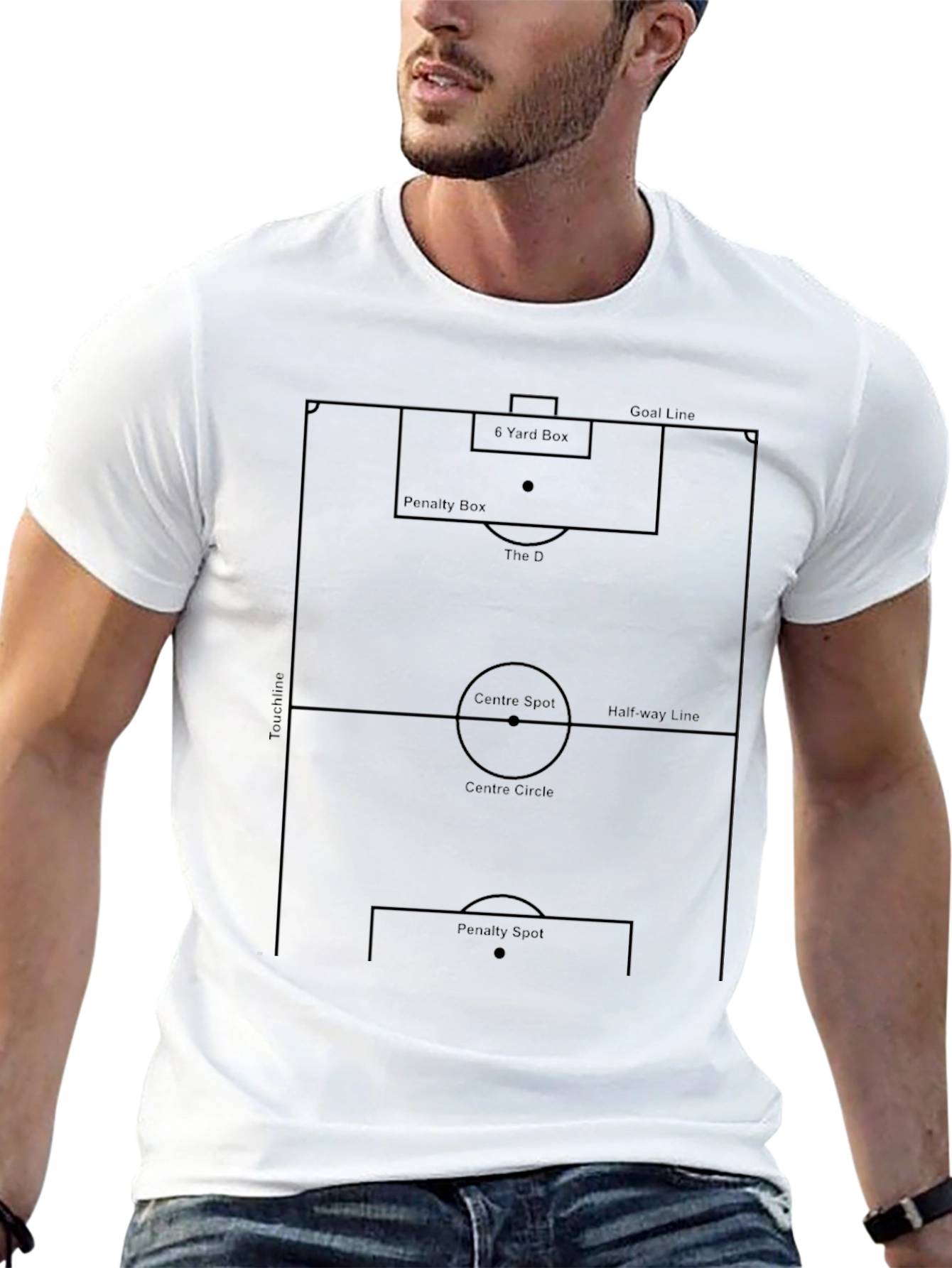 Soccer Field Diagram T-Shirt