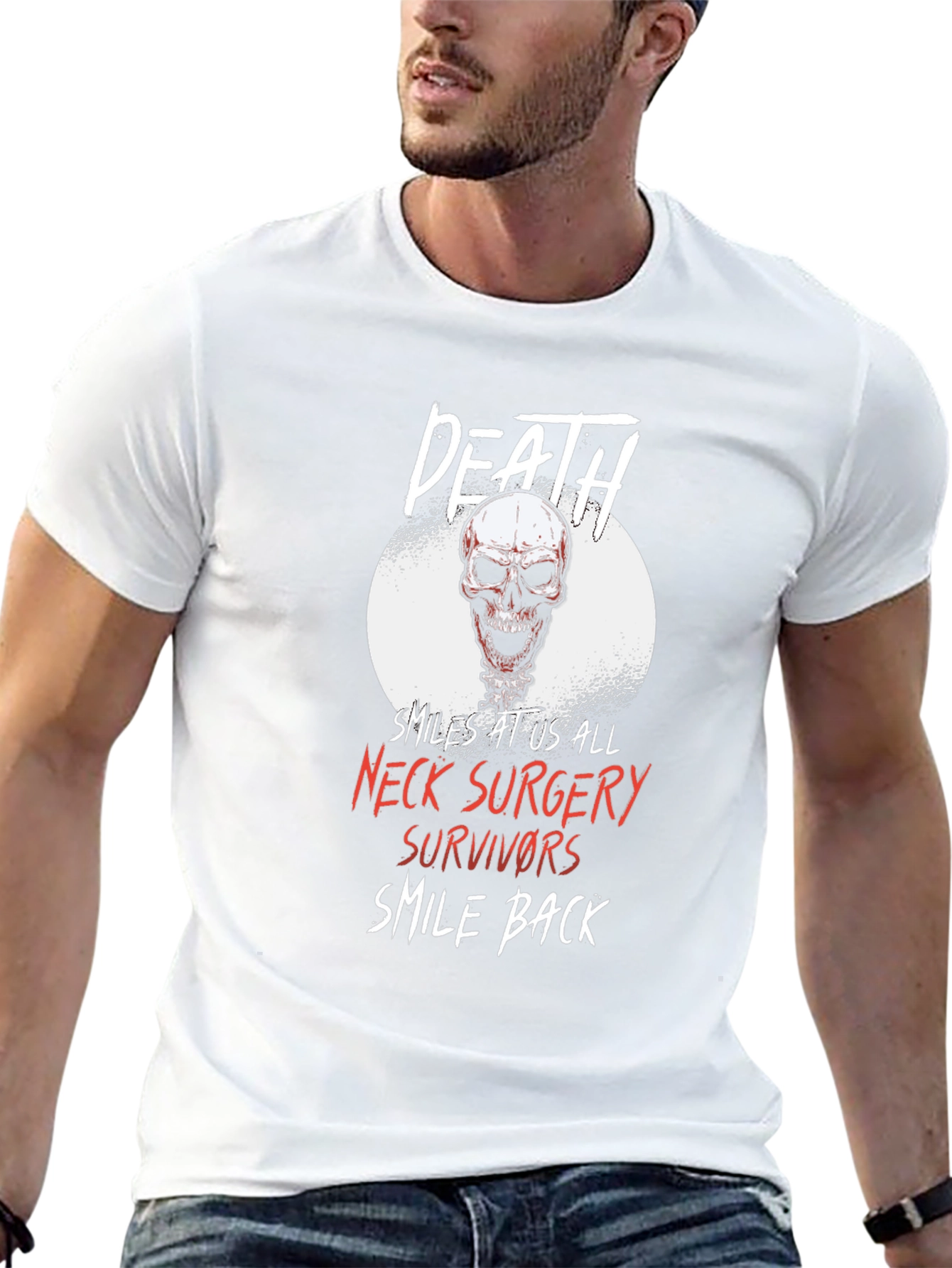 Death Neck Surgery Survivor Graphic Tee