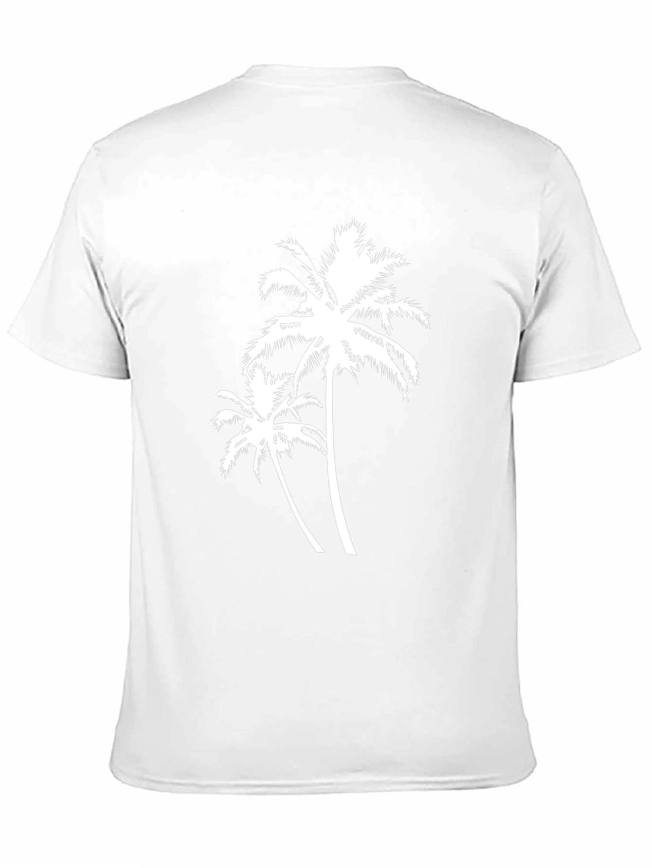 Palm Tree Graphic T-Shirt - Black