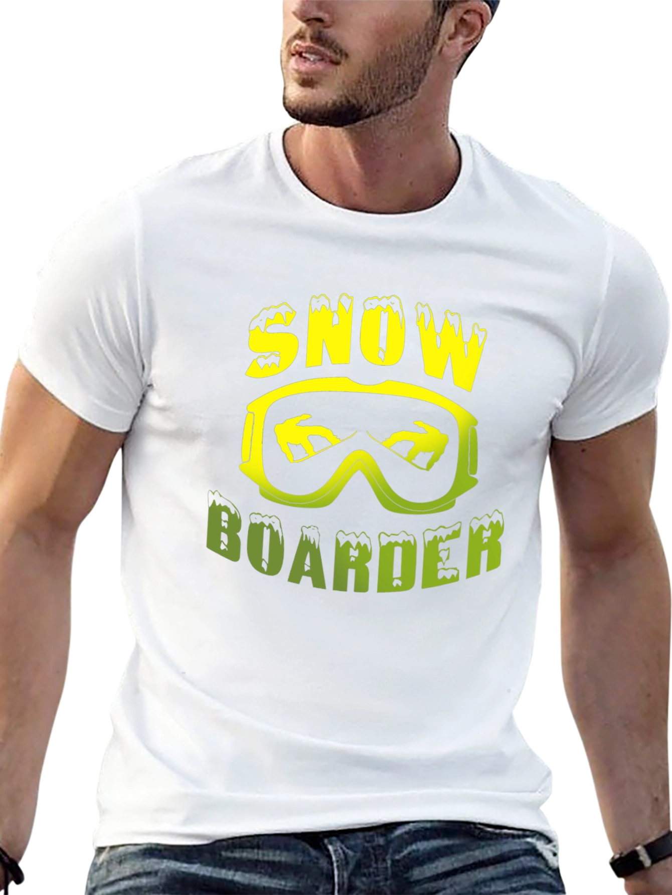 Snowboarder Graphic Tee - Skiing Shirt