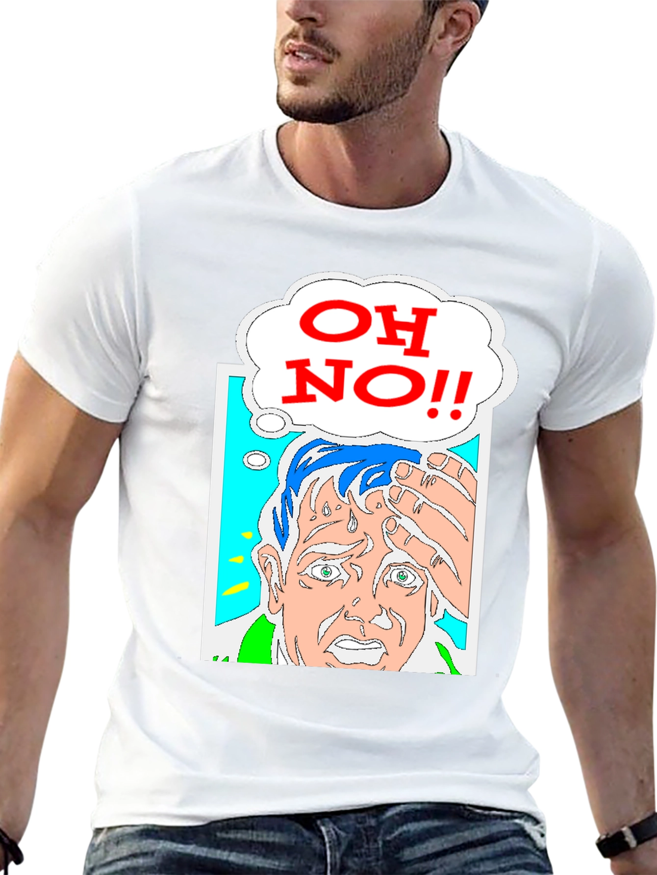 Oh No! Graphic Print Tee