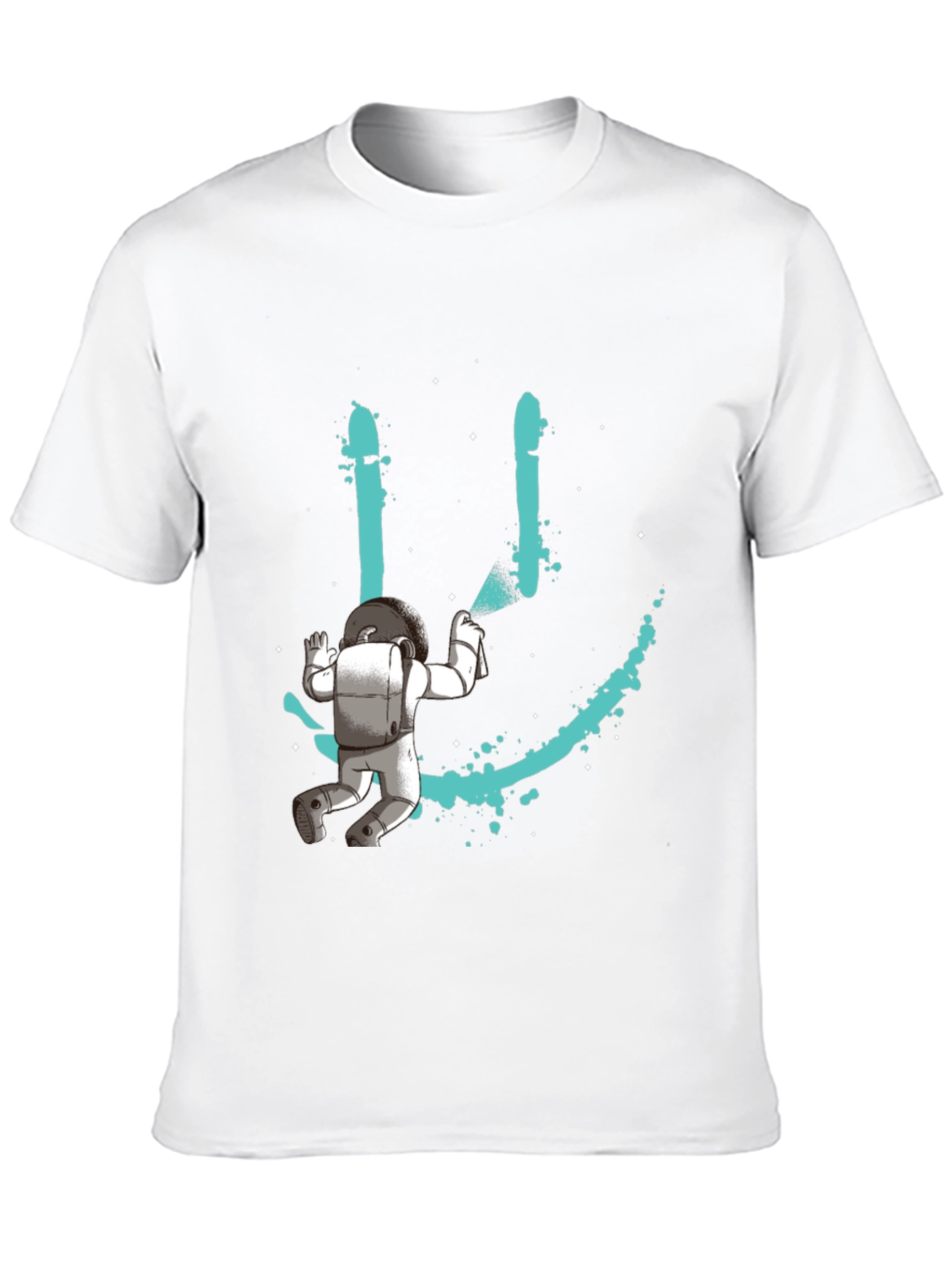 Astronaut Painting a Smile T-Shirt