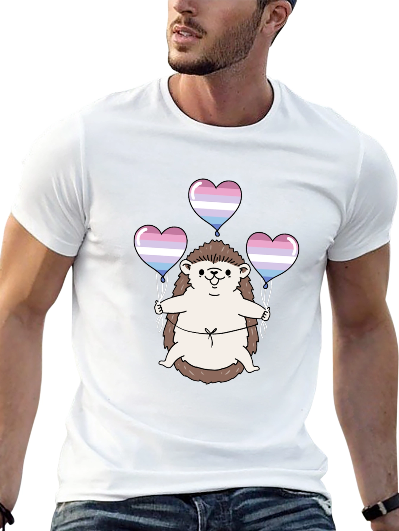 Hedgehog Trans Pride T-Shirt