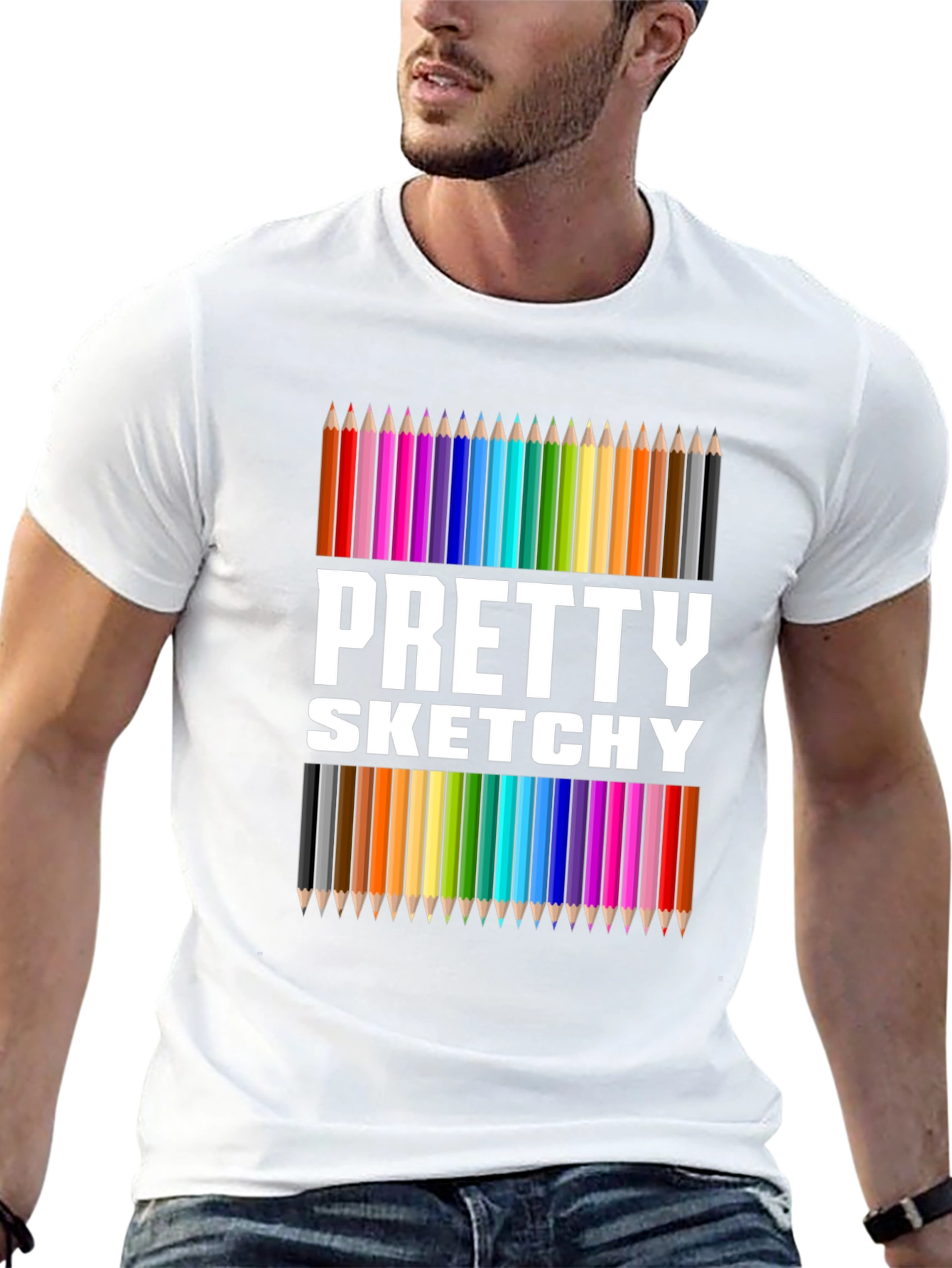 Pretty Sketchy Graphic Tee - Artist Inspired T-Shirt