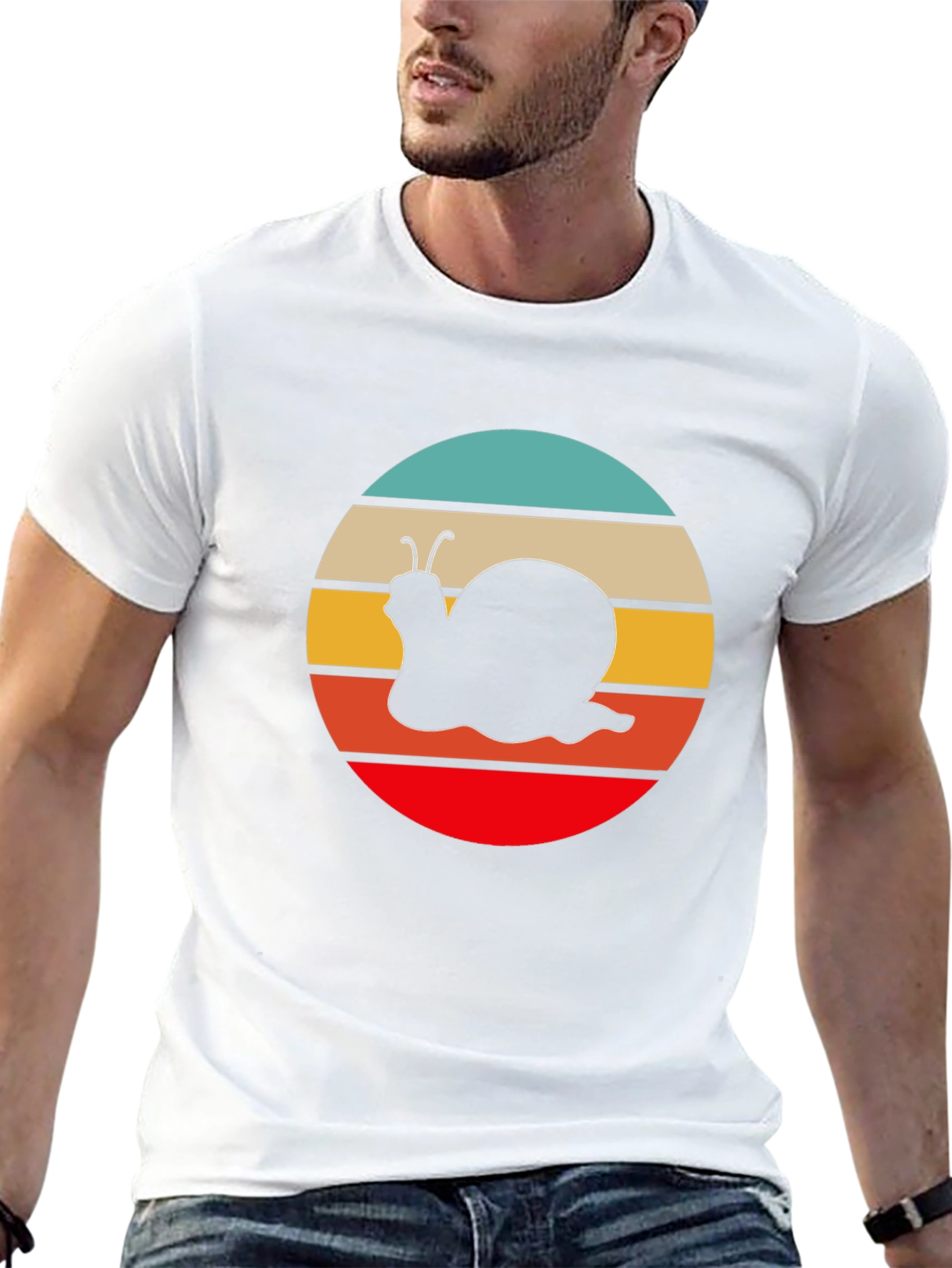 Retro Snail Graphic Tee