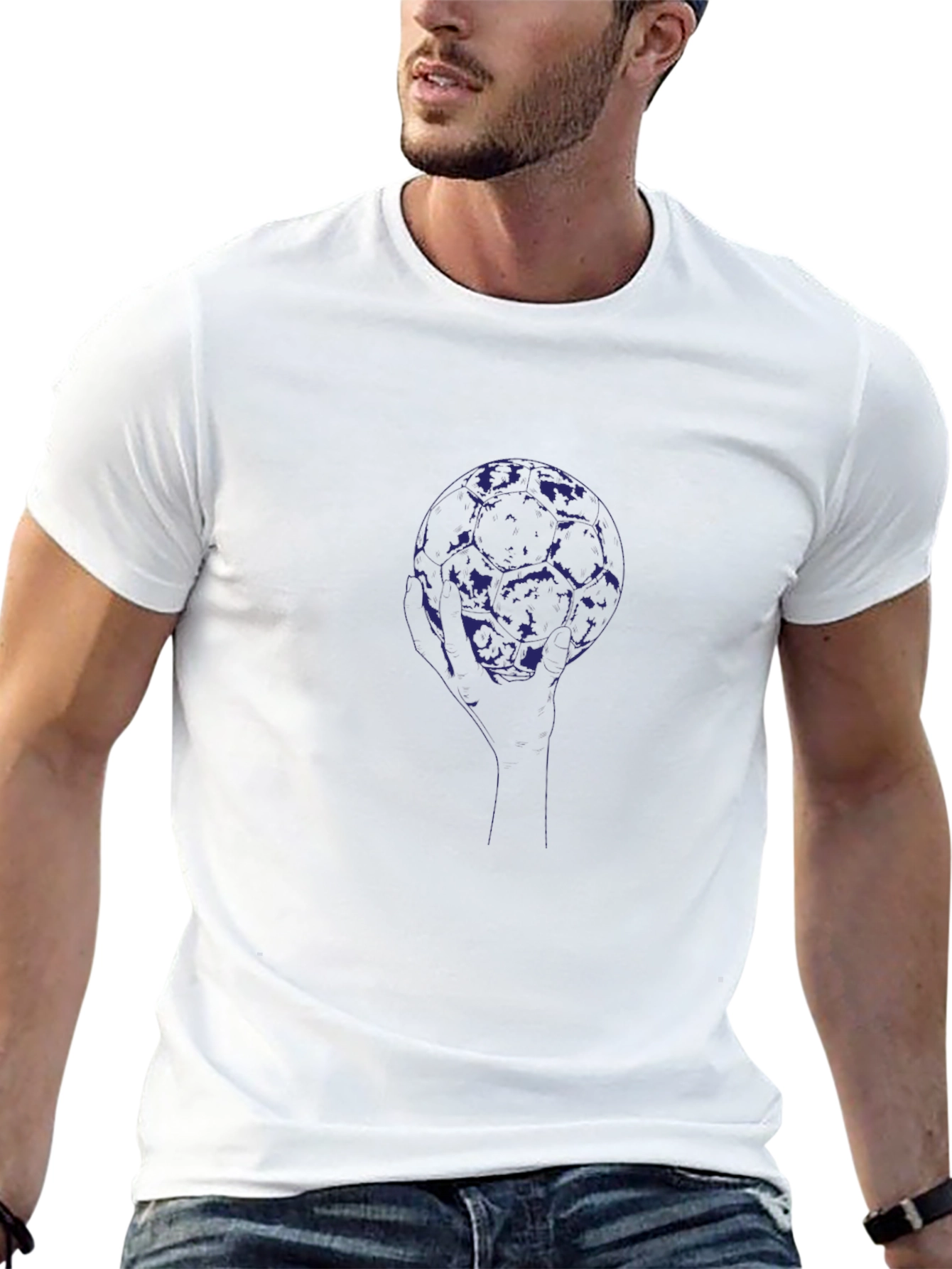 Abstract Globe Graphic Tee