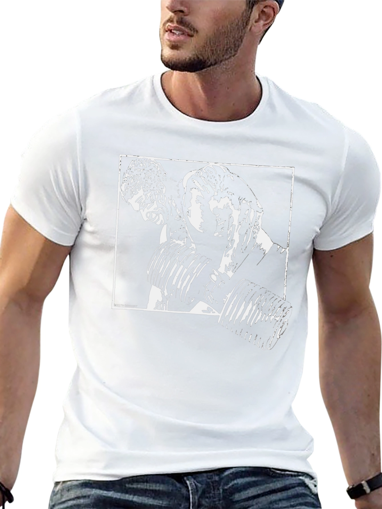Weightlifting Graphic T-Shirt - Black