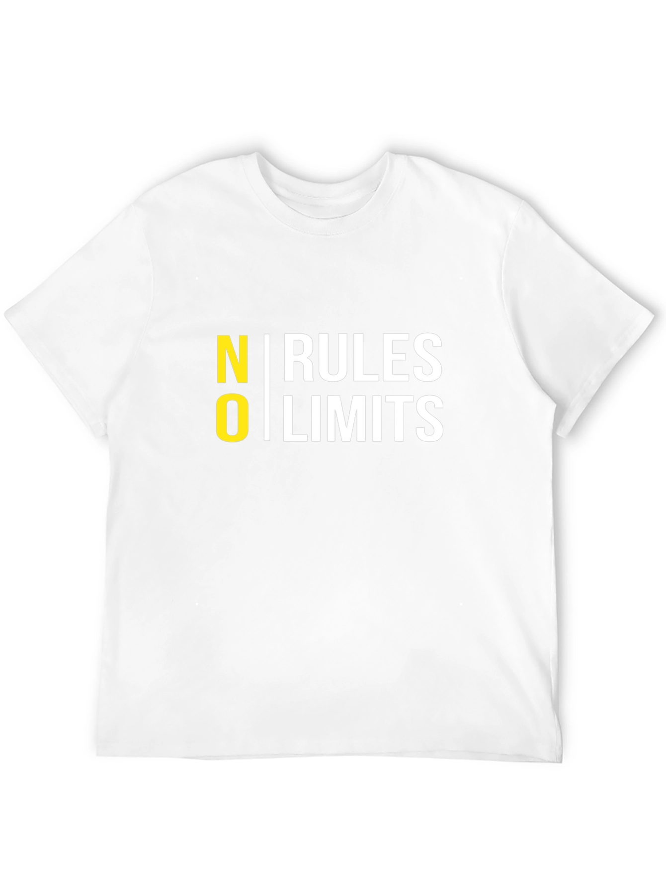 No Rules No Limits Black Graphic Tee