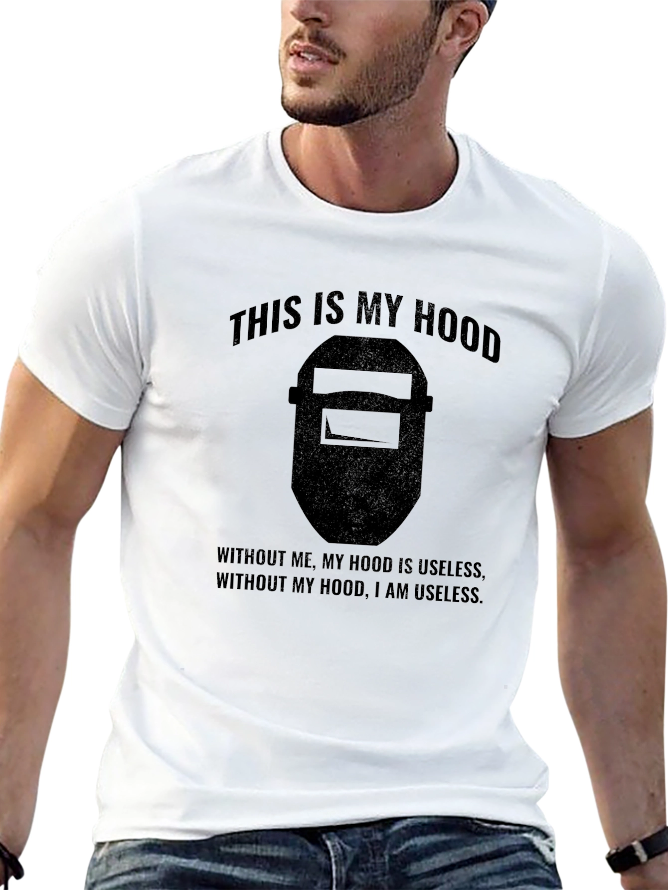 Welders Hood T-Shirt - Funny Welding Tee