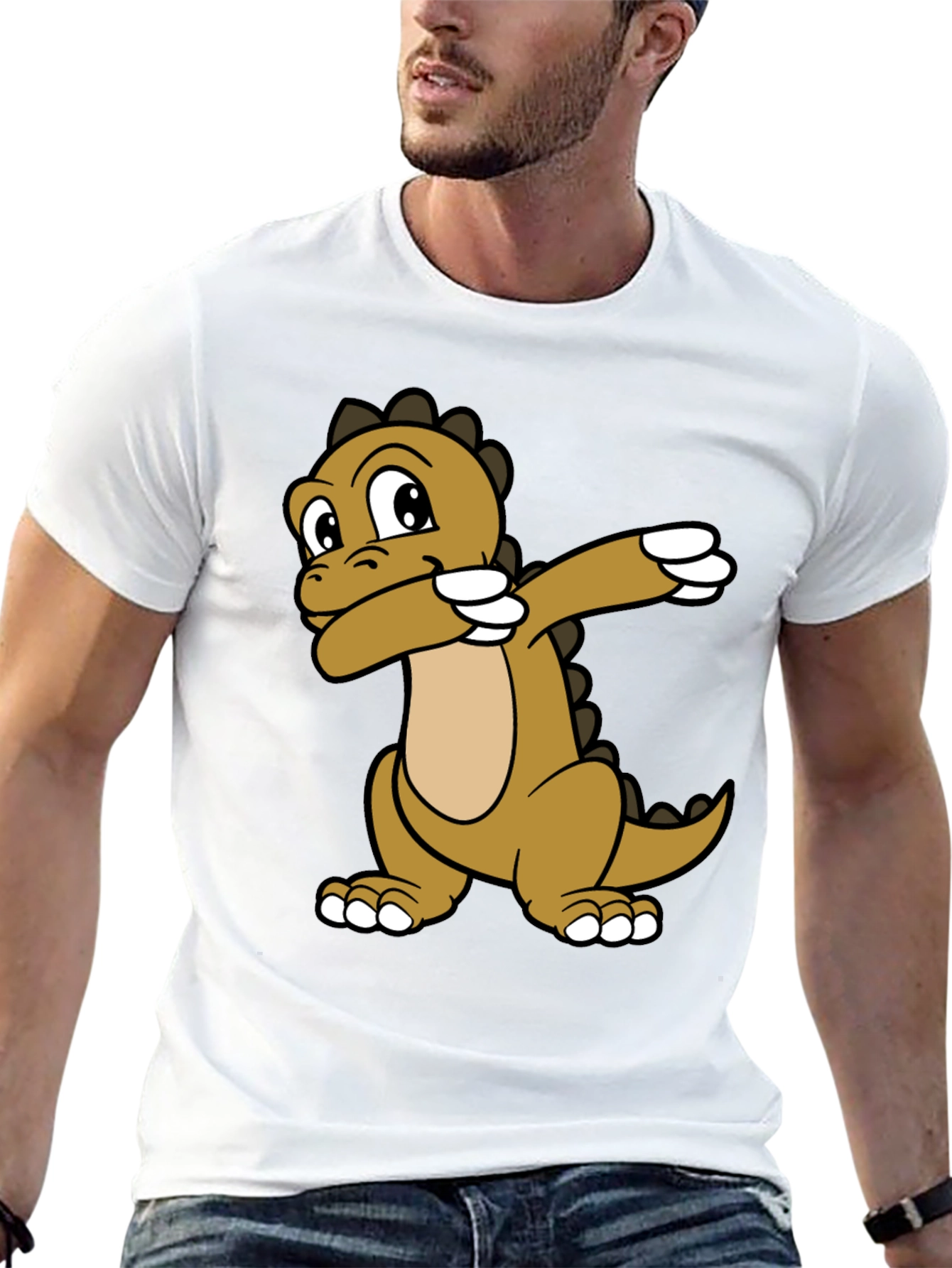 Dabbing Dinosaur Graphic Tee