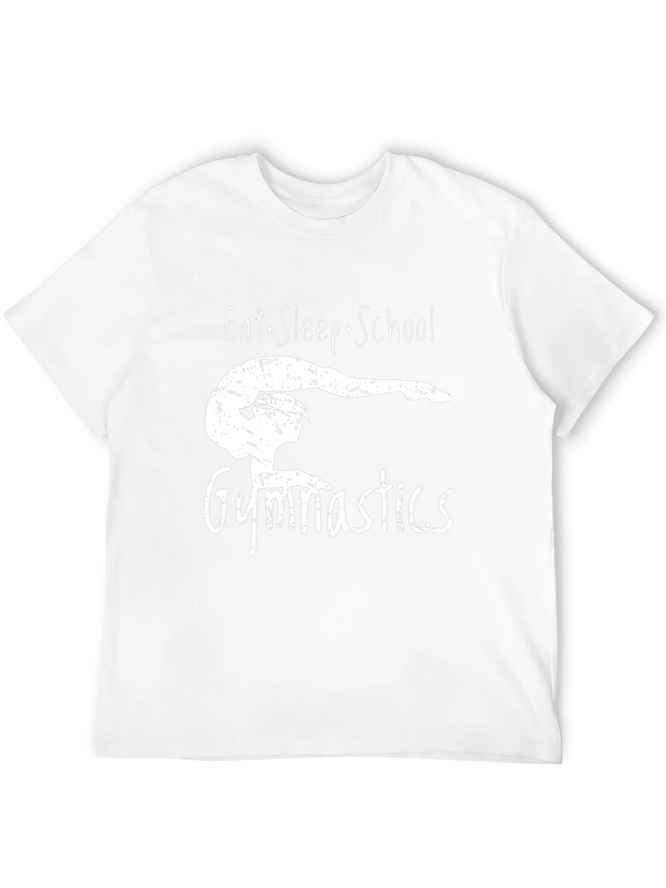 Eat Sleep School Gymnastics Graphic Tee