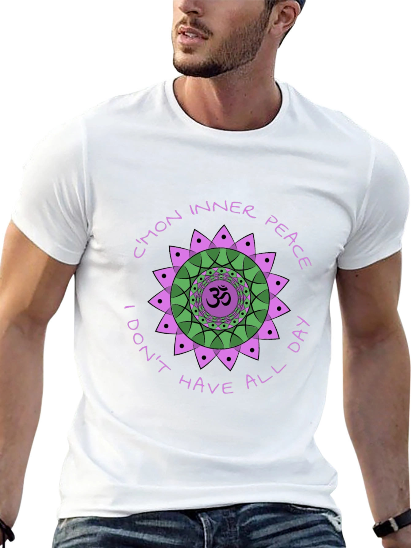 Inner Peace Graphic Tee - Black T-Shirt