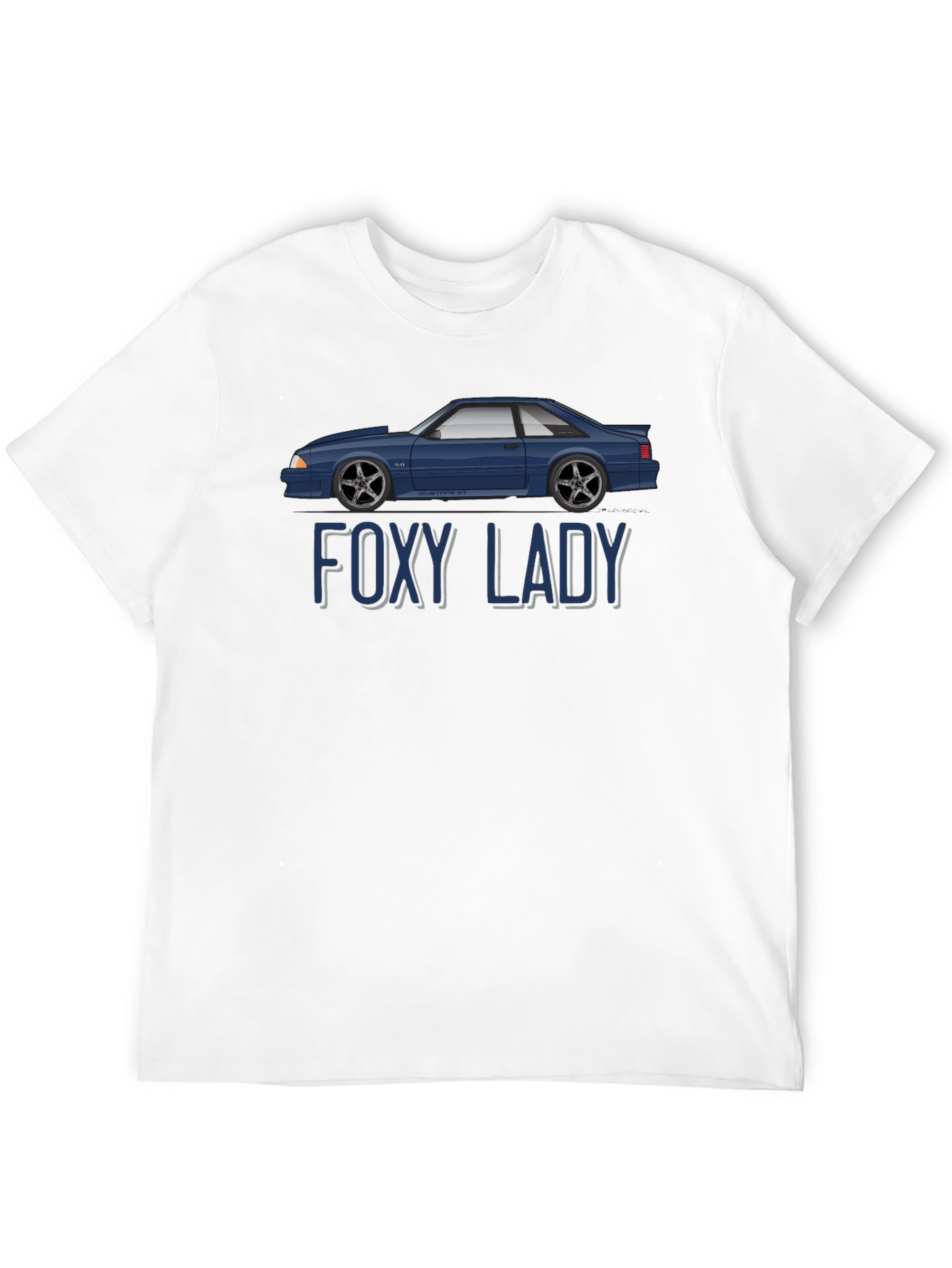 Foxy Lady Car Graphic T-Shirt