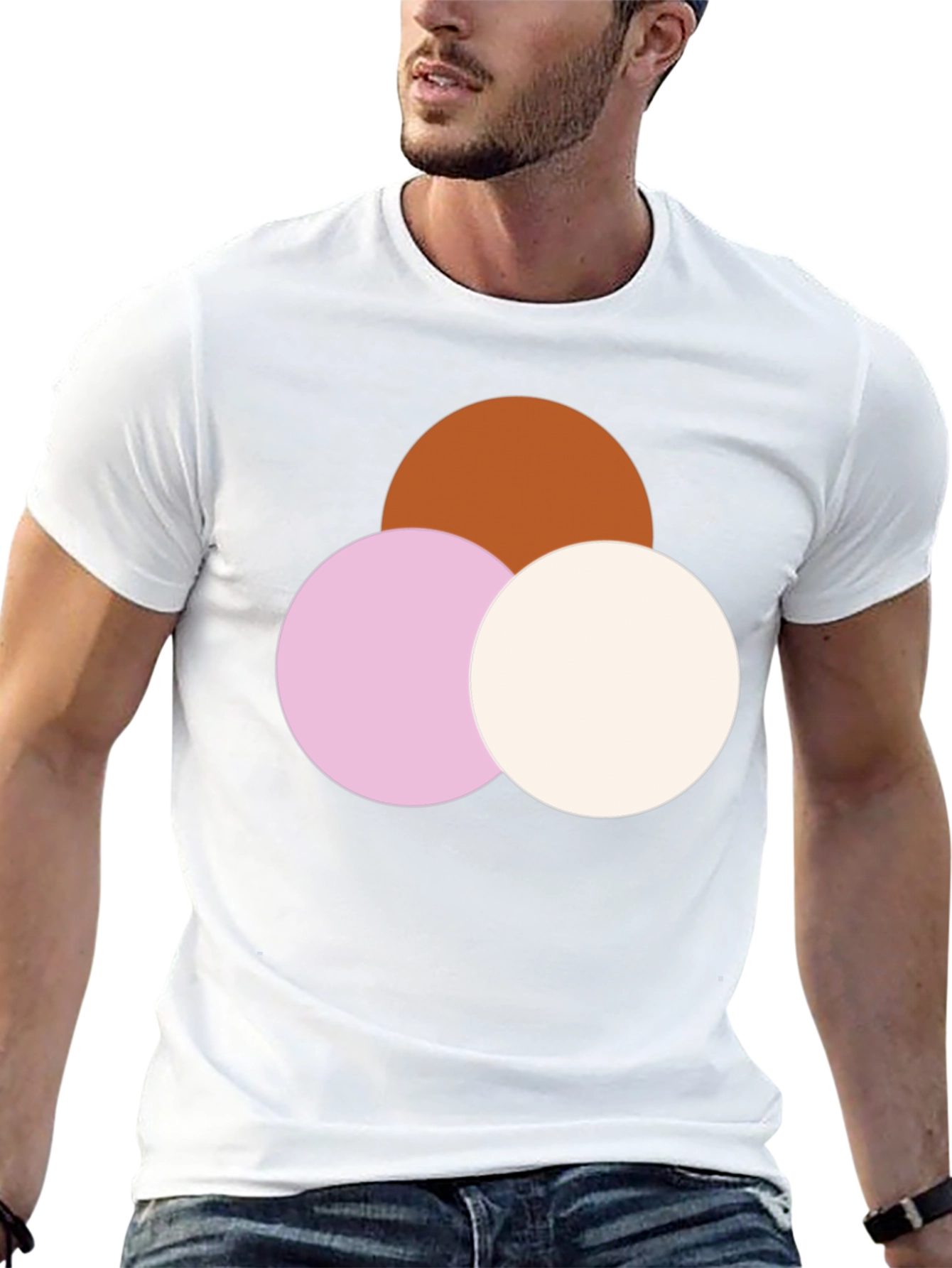 Geometric Circle T-Shirt - Modern Graphic Tee