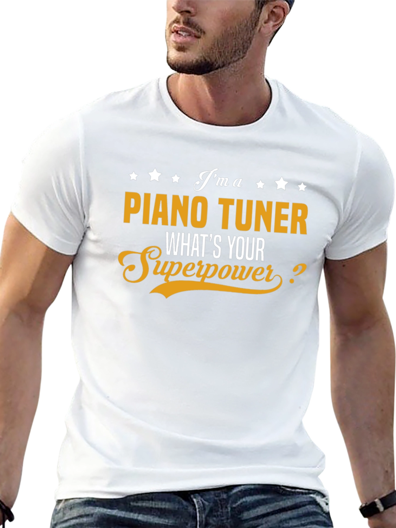 Piano Tuner Superpower T-Shirt Funny Musician Gift