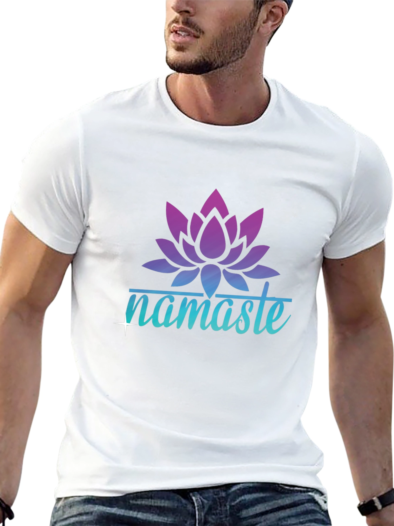 Namaste Lotus Graphic Tee