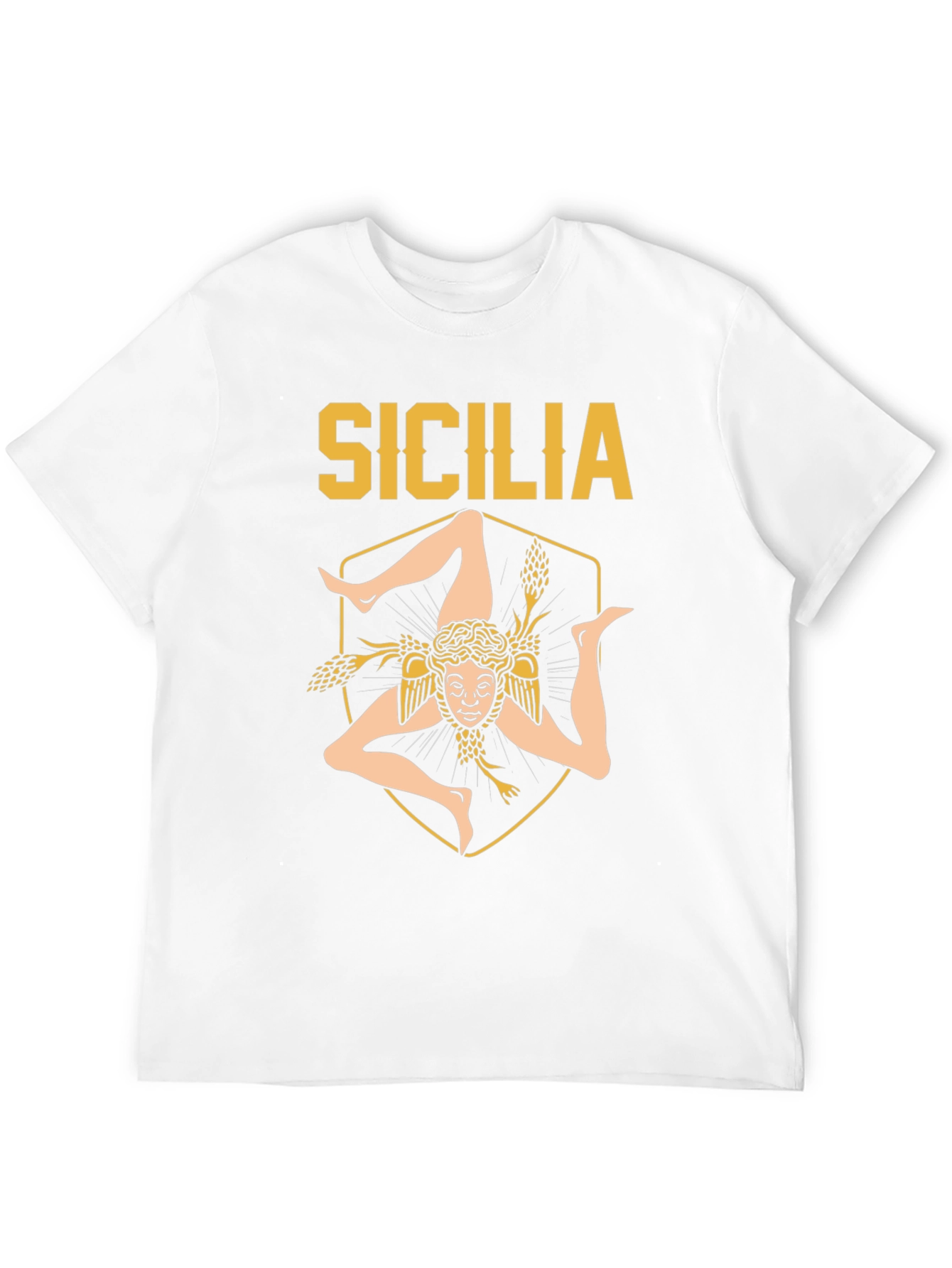 Sicilia Trinacria T-Shirt - Classic Italian Pride
