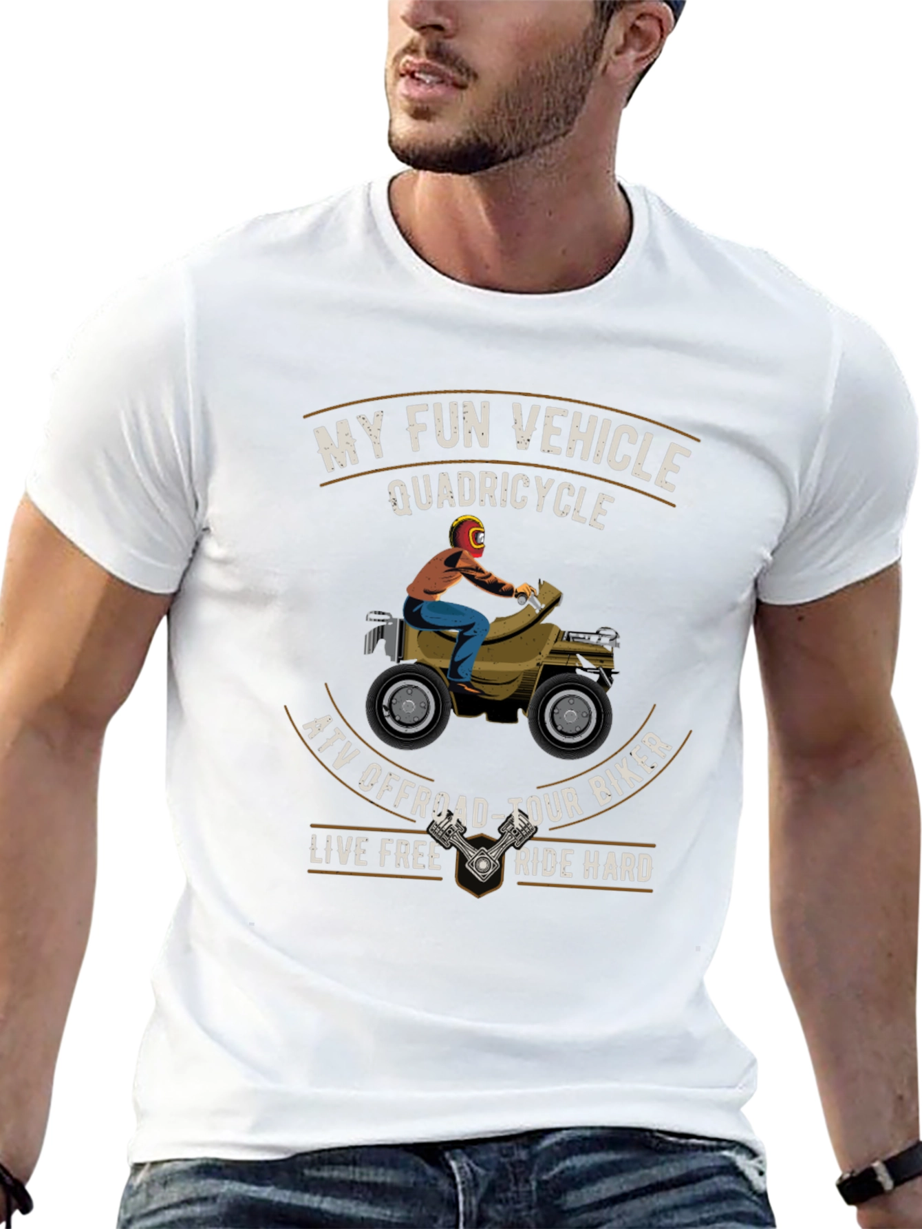 Quadricycle ATV Off-Road Biker T-Shirt