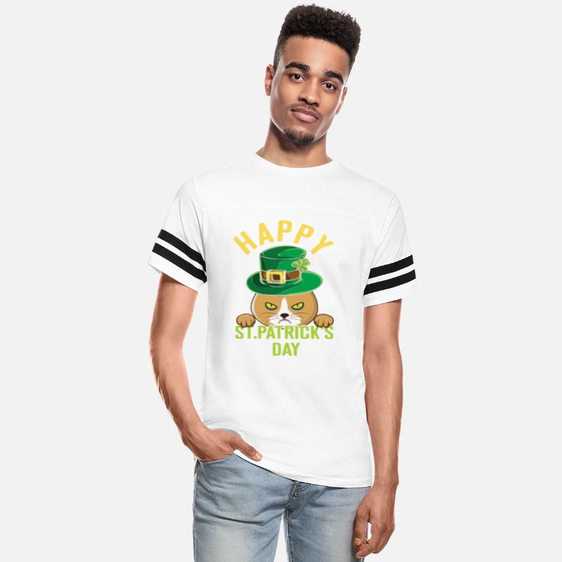 Angry Mad Cat Happy Saint Patrick Day