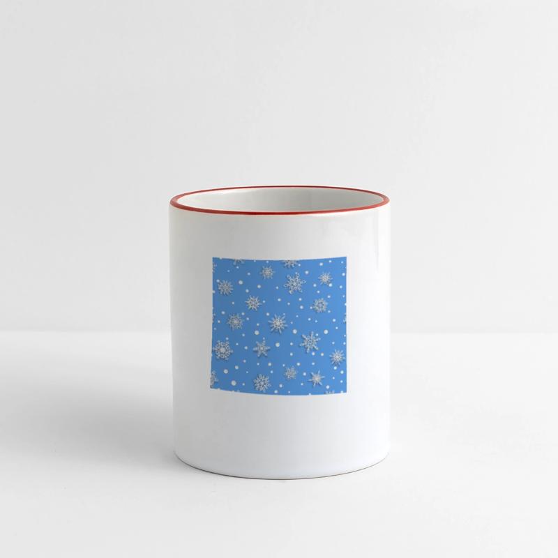 Blue Snowflakes Pattern