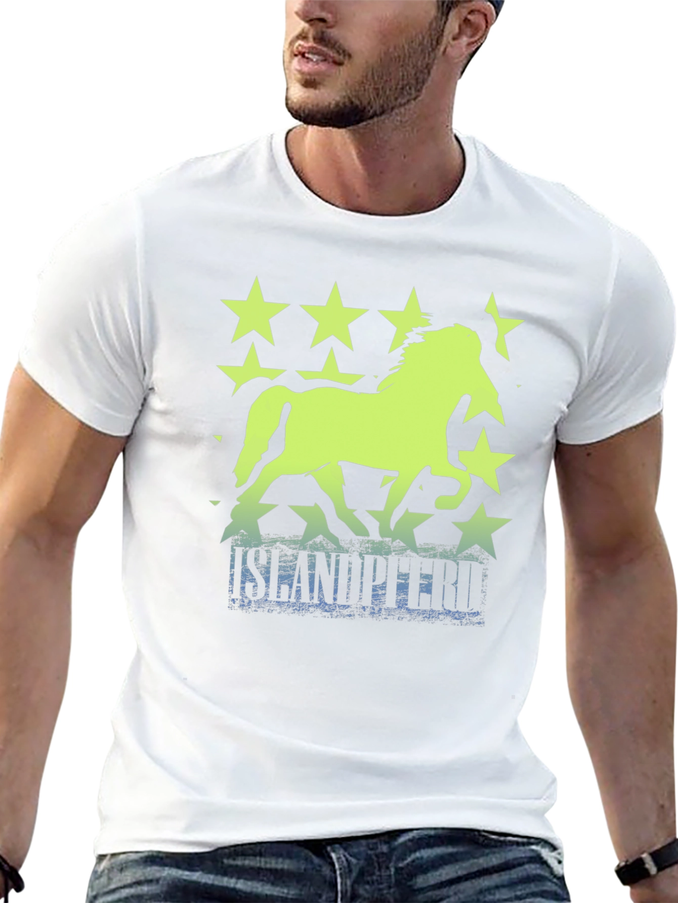 Icelandic Horse Stars T-Shirt