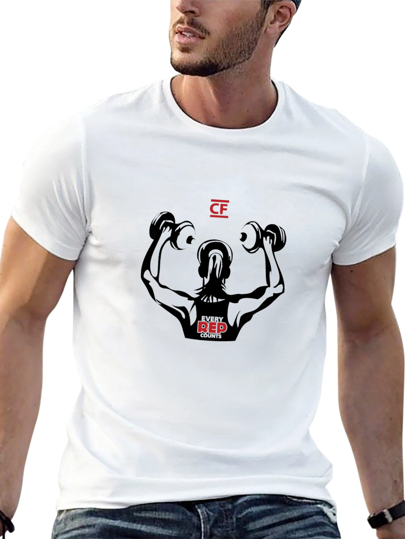 Workout Motivation T-Shirt: Every Rep Counts