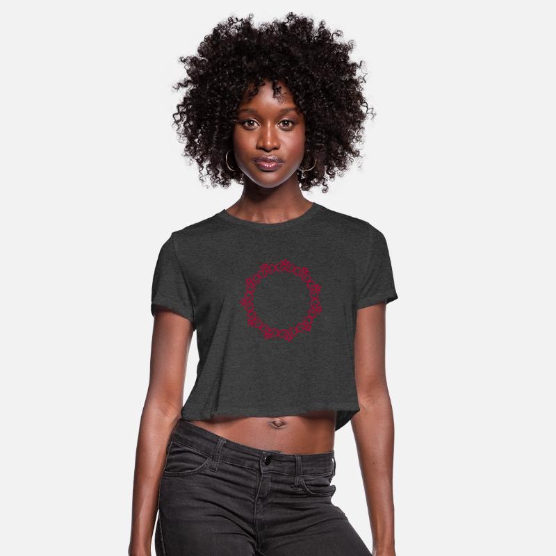 Circle shapes with stars swirls pattern