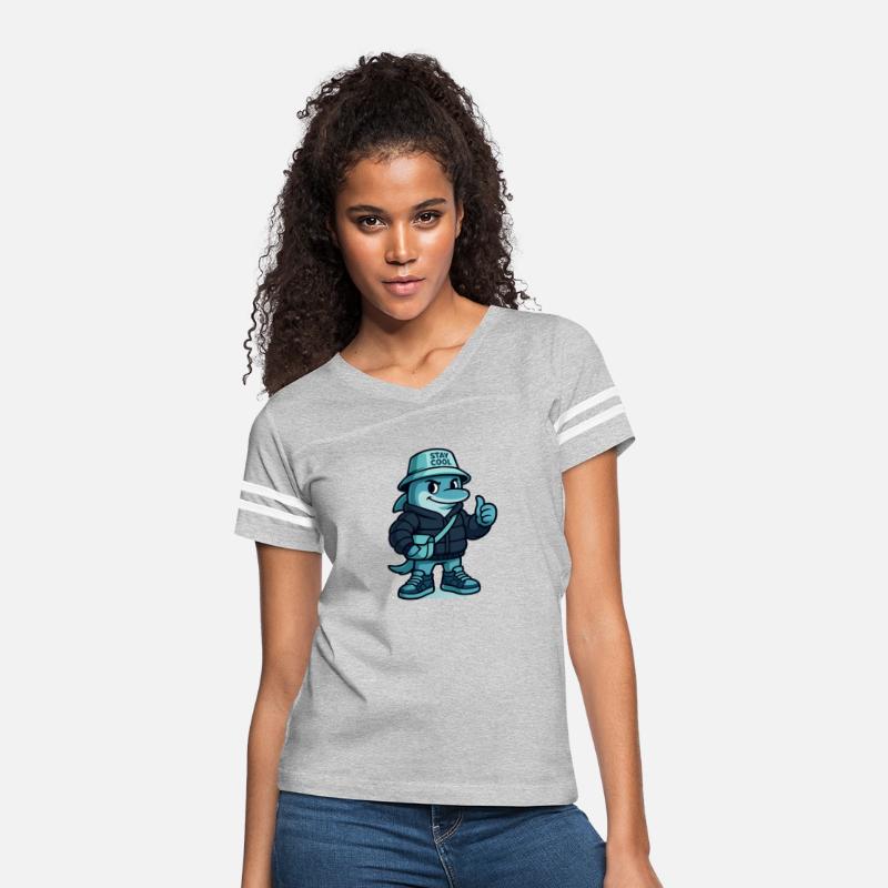 Cool Dolphin in Streetwear Outfit