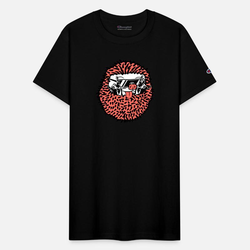 Cool Hedgehog Heavy Metal Music Horns Hand Gesture