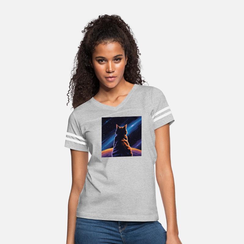 Cosmic Cat Stargazing Design