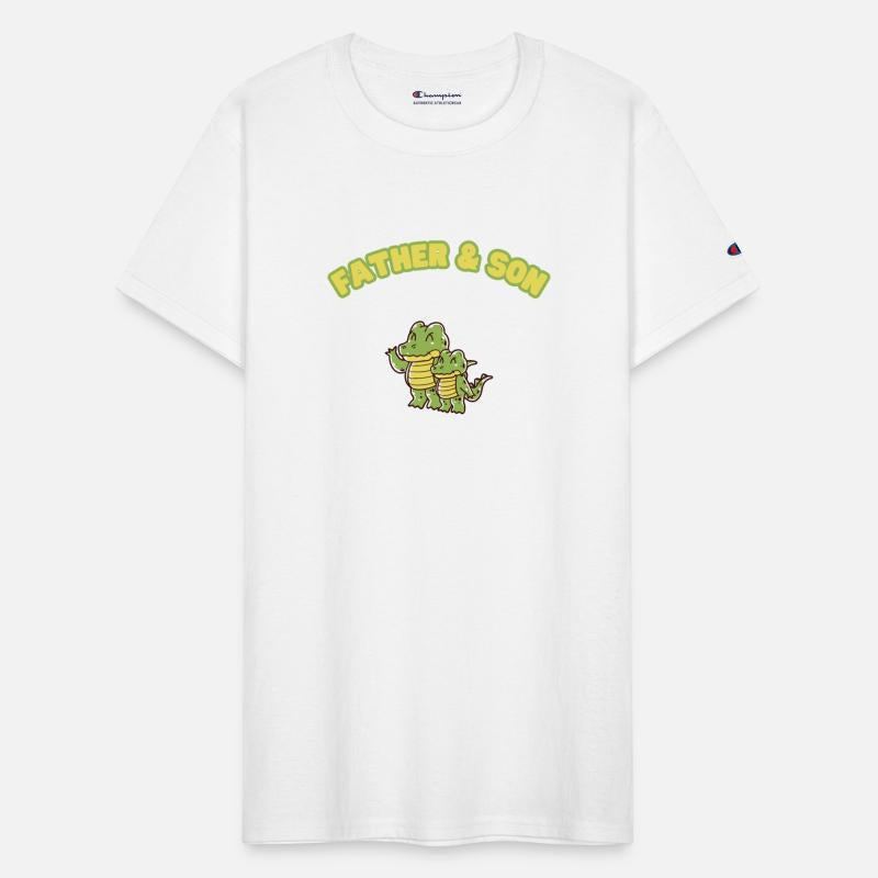 Crocodile Aligator Family Father & Son