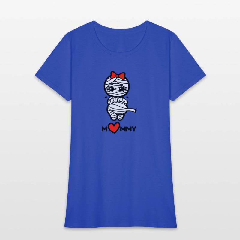 Cute Pregnant Mommy Mummy Cartoon