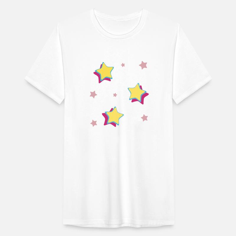 Cute Stars Pattern Aesthetic Bright Color