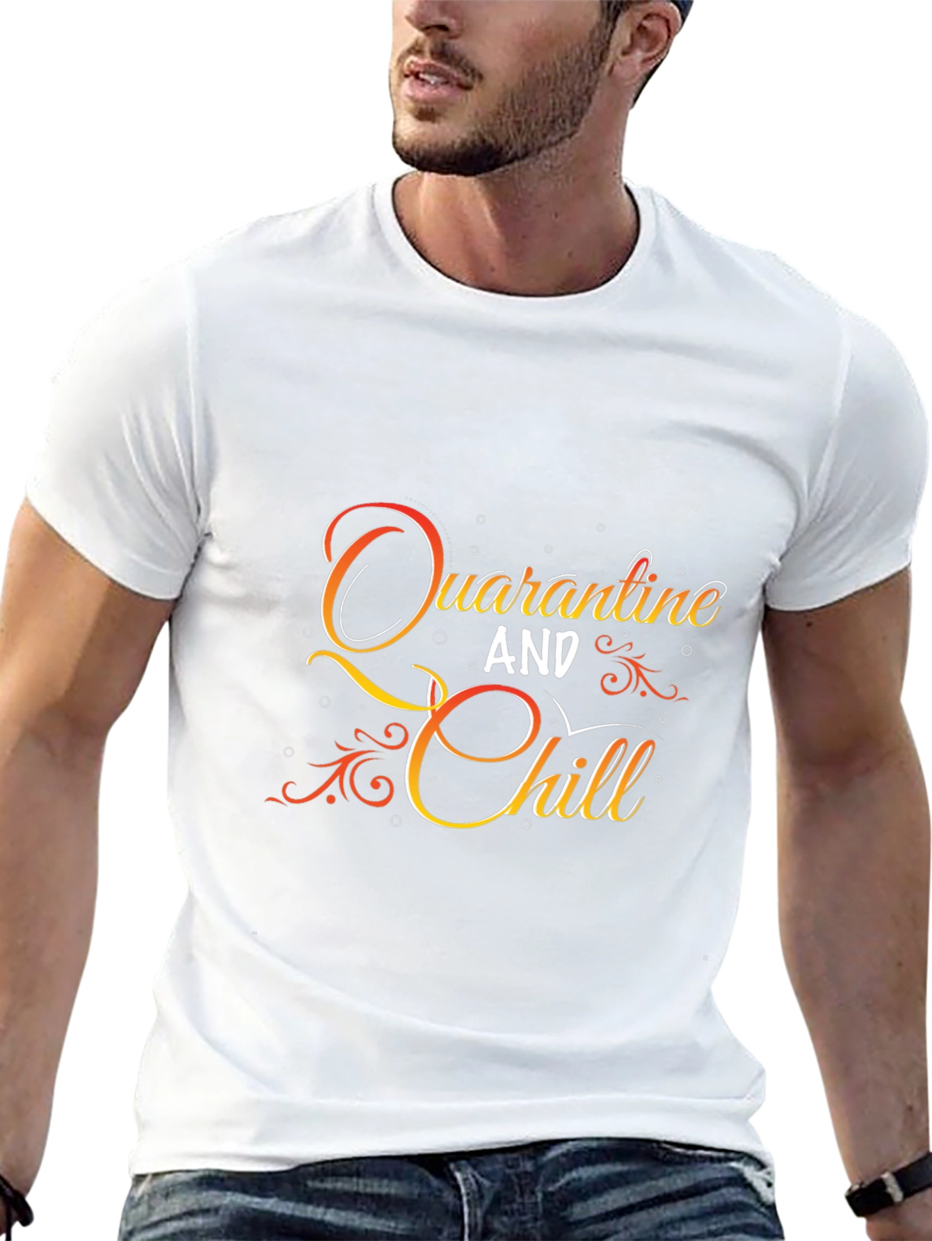 Quarantine and Chill Graphic T-Shirt