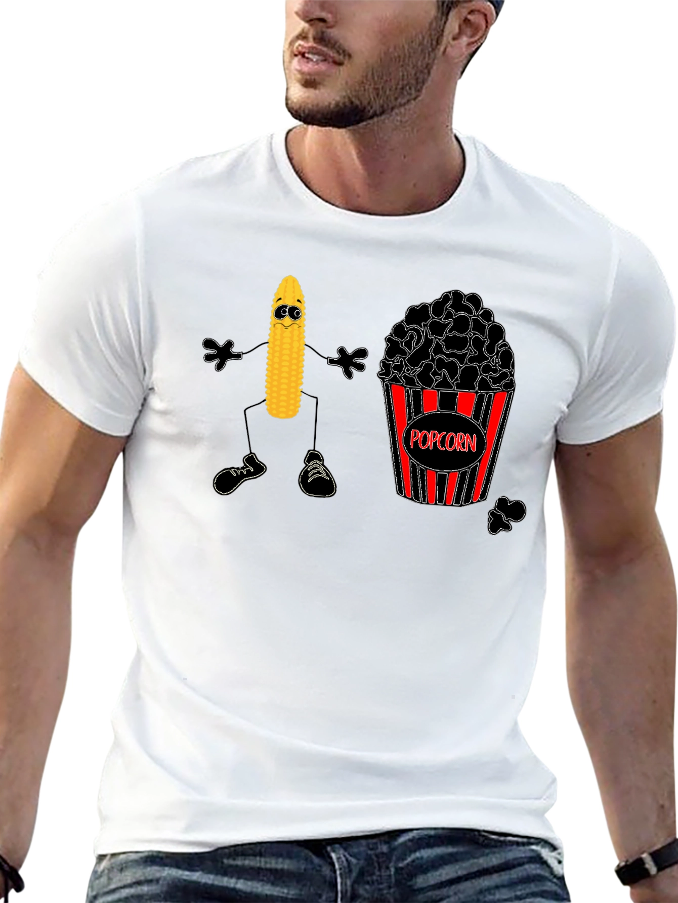 Corn & Popcorn Graphic Tee