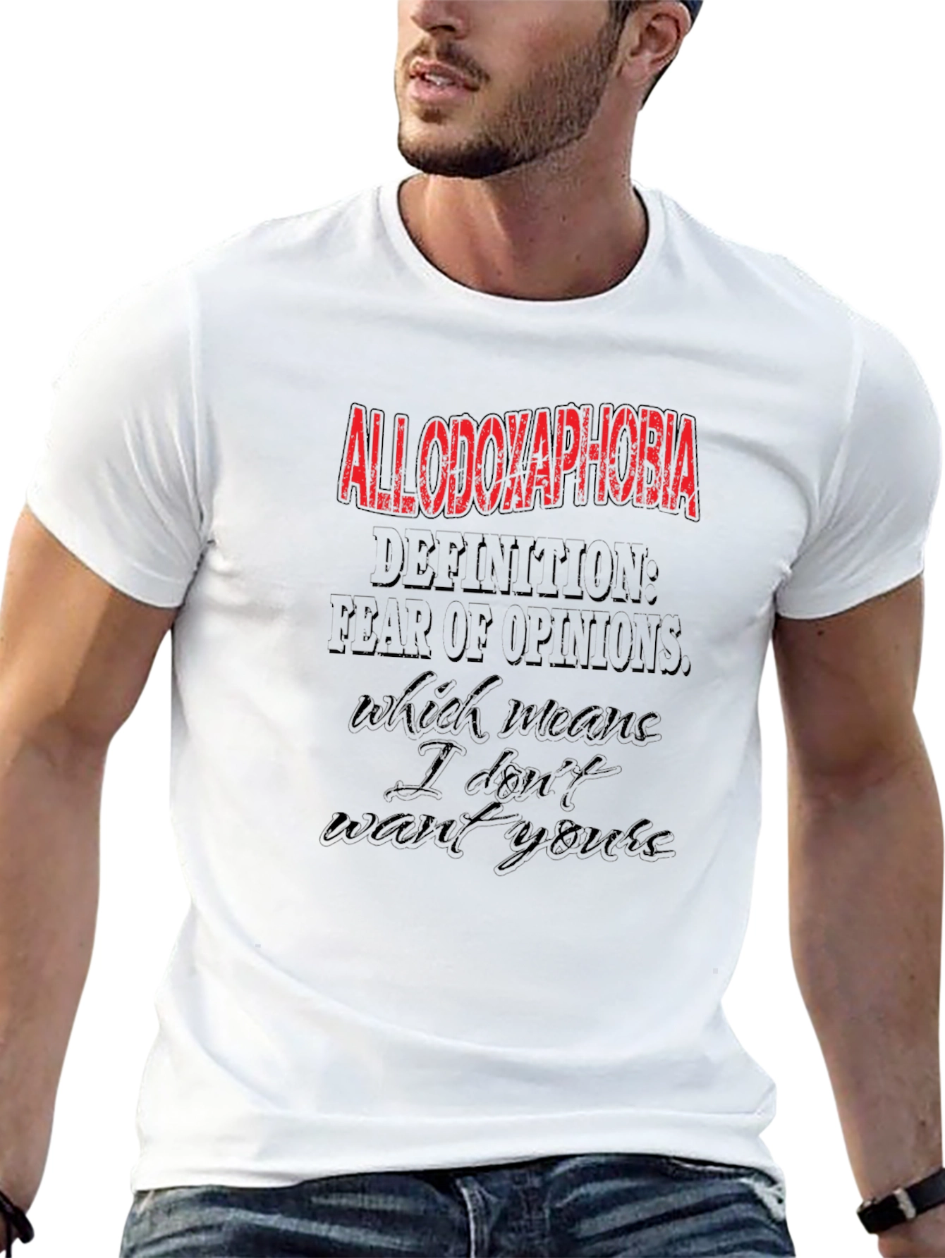 Allodoxaphobia Graphic Tee - Fear of Opinions T-Shirt