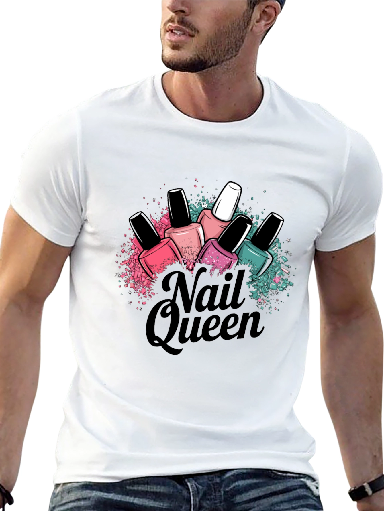 Nail Queen T-Shirt - Manicure Lover Fashion Tee