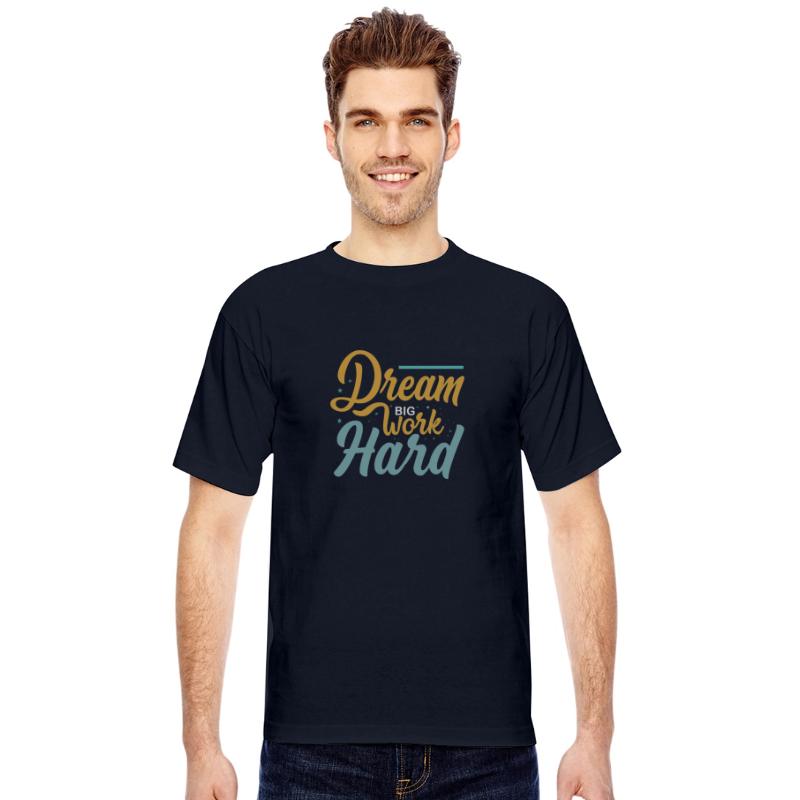 Dream Big, Work Hard Motivational Art