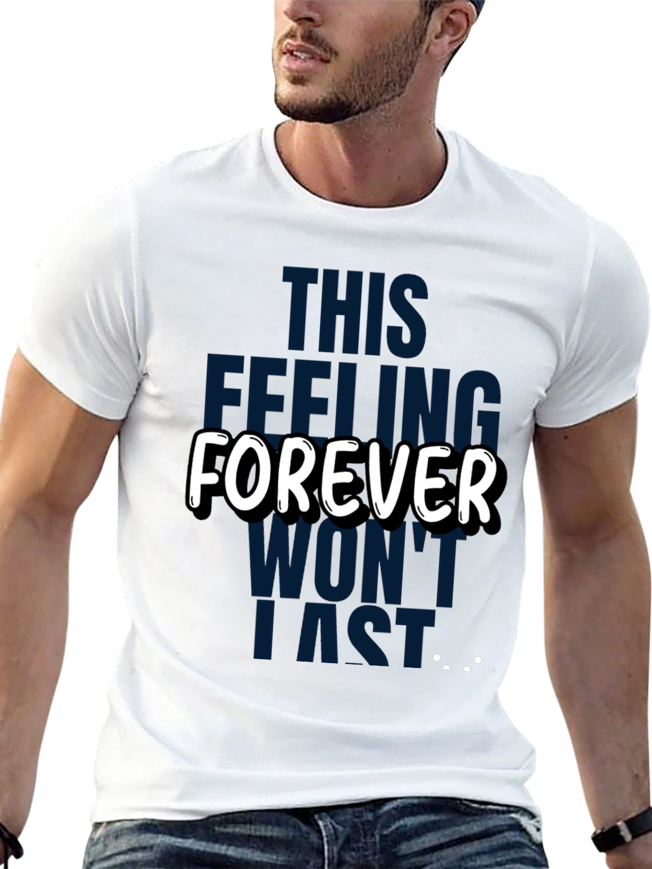 Trendy Graphic T-Shirt: Forever Wont Last Tee