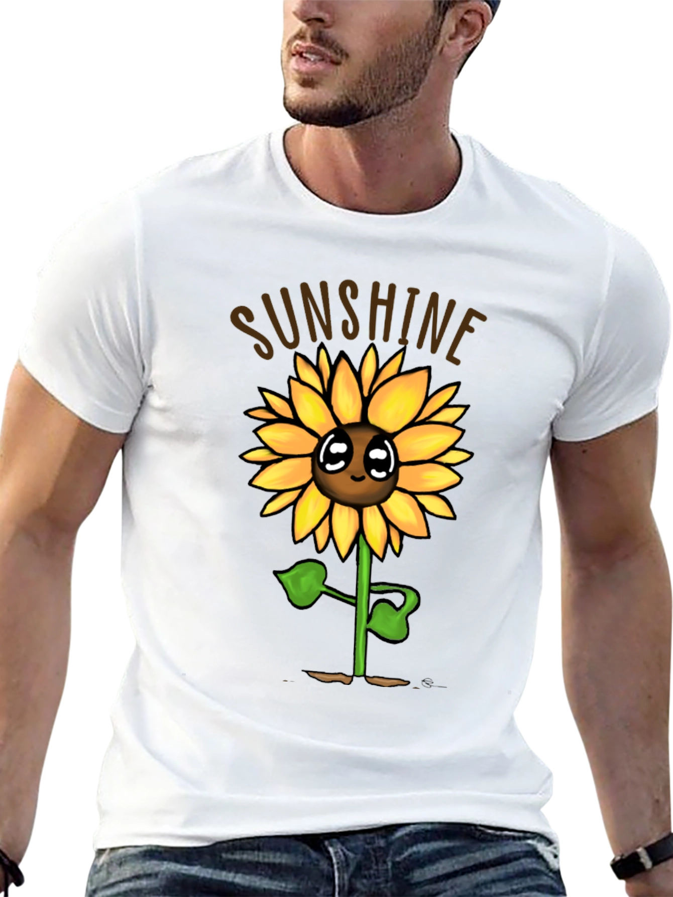 Sunshine Sunflower Graphic T-Shirt