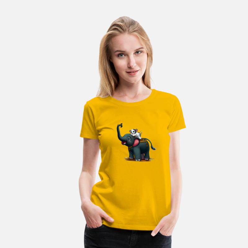 elephant and panda